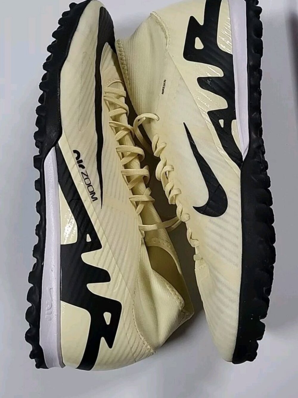 Nike Men Zoom Superfly 9 Academy TF Lemonade Soccer Cleats Size 11.5 DJ5629-700